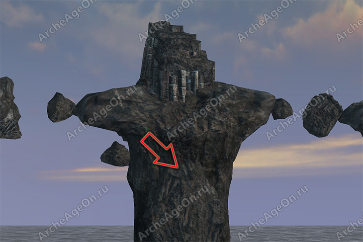 Осмотреть гигантскую статую со всех сторон в Сальфимаре Архейдж