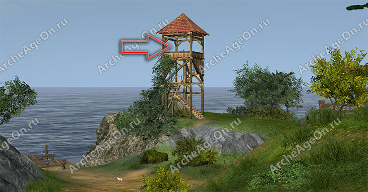 Сторожевую вышку Хоупфорда на полуострове Солрид в ArcheAge