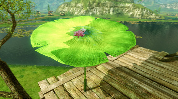 Зонтик «Цветущий лотос»